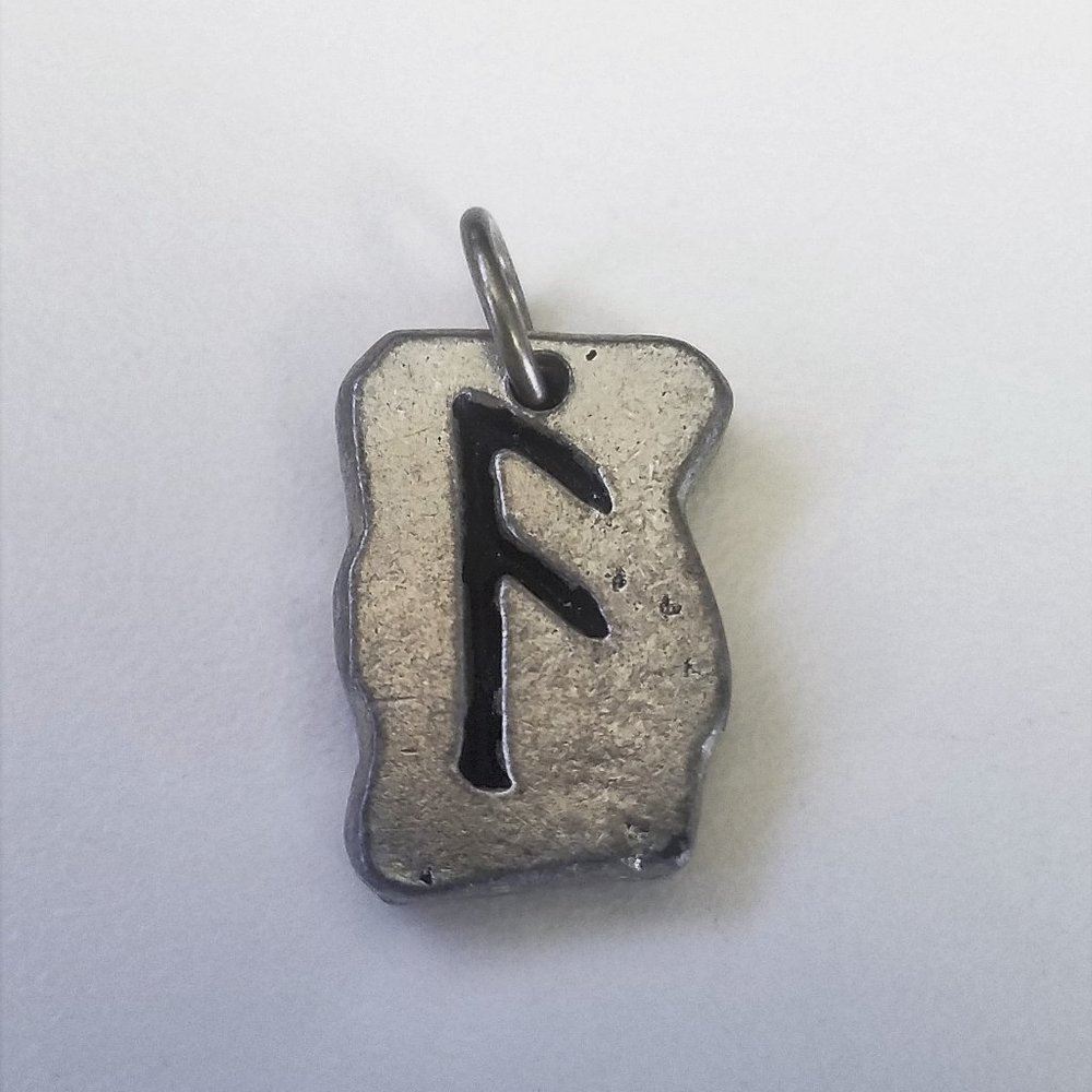 RUNE cosmic / As DOG TAG Pendant pewter - Picture 3 of 6
